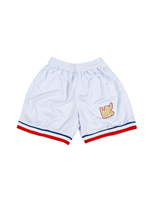 WK Playtime Youth Shorts - White