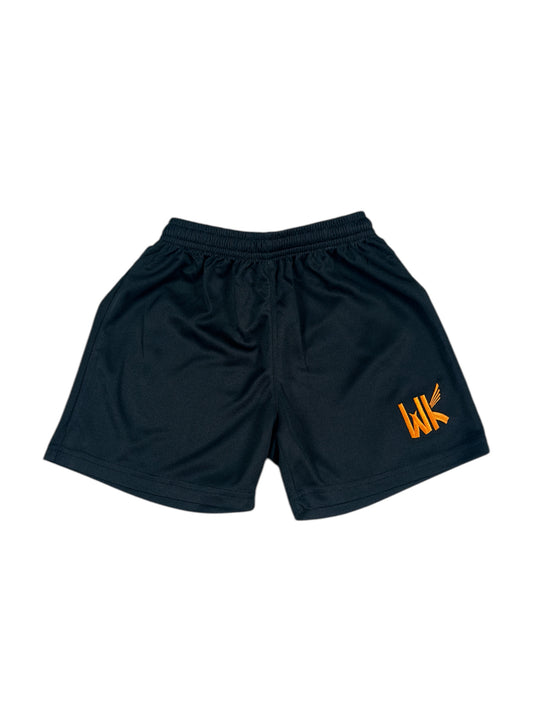 Playtime Youth Shorts - Embroidered Orange