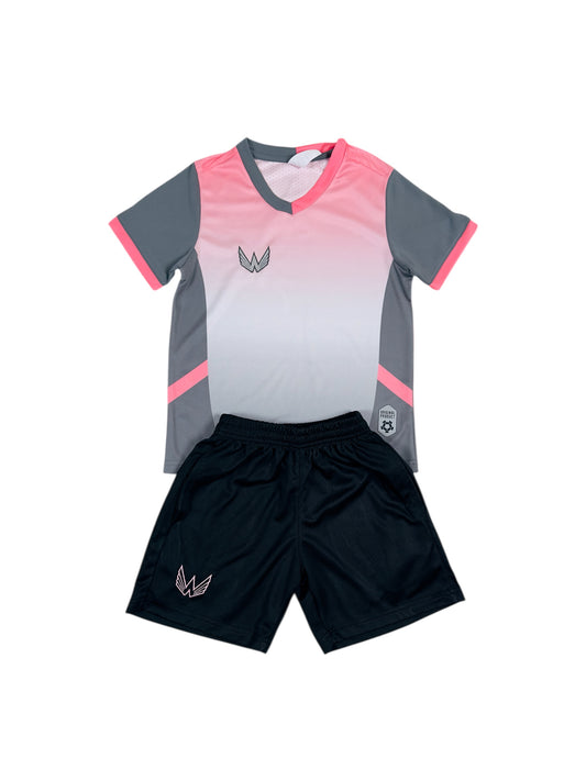 Essentials Sports Youth Set - Pink Gray