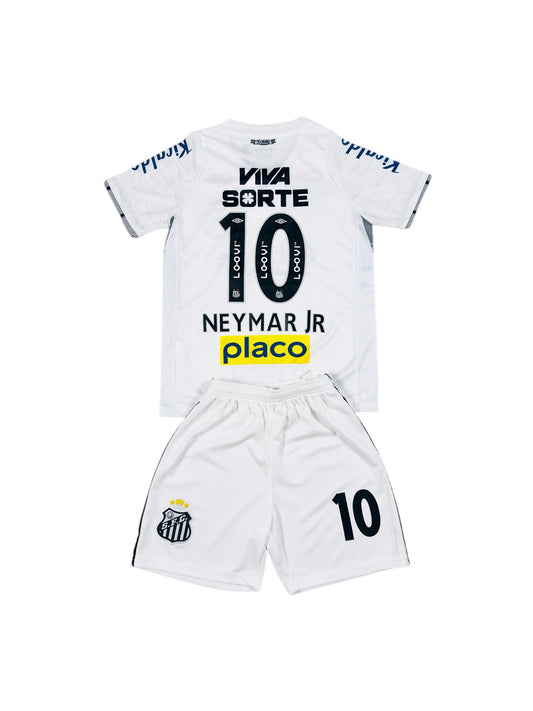 Neymar#10 Santos Home 2025 Youth soccer set