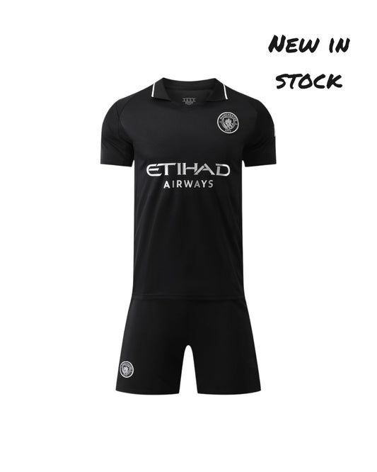 Haaland #9 Man City Away 2025 Youth soccer set