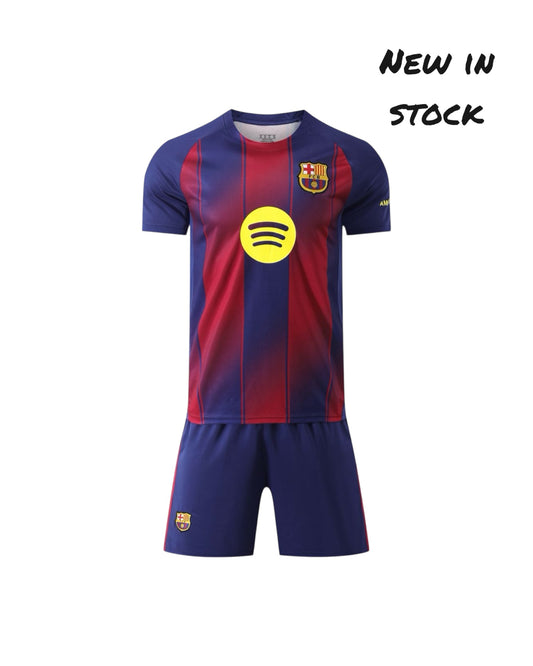 Lamine Yamal #10 Barcelona Home 2025 Youth soccer set