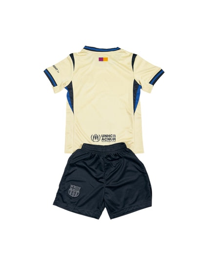 Barcelona Away 2025 Youth soccer set