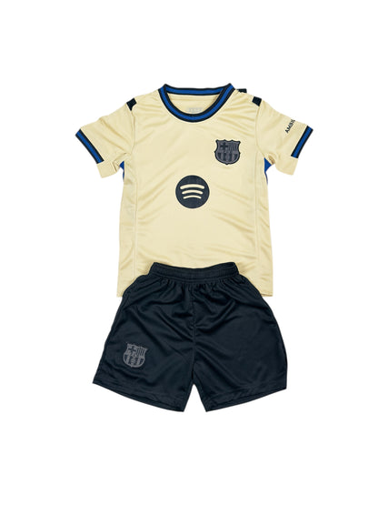 Barcelona Away 2025 Youth soccer set