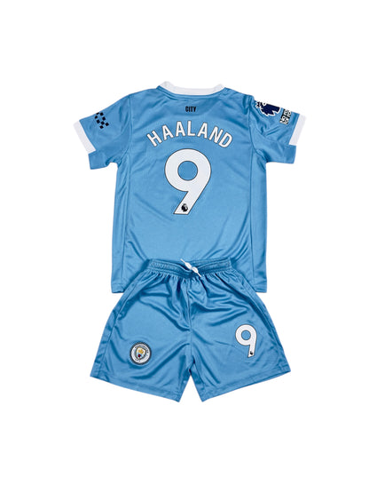 Haaland #9 Man City home 2025 Youth soccer set