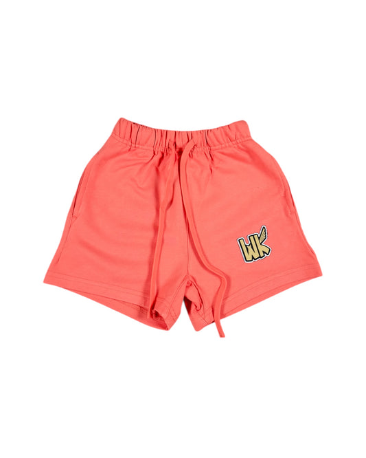 Fleece Wonder Kits Youth Shorts - Orange
