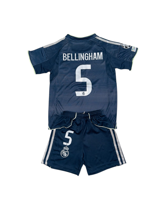 Bellingham #5 Madrid away 2025 Youth soccer set