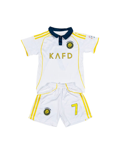Ronaldo#7 Away Third Youth soccer set