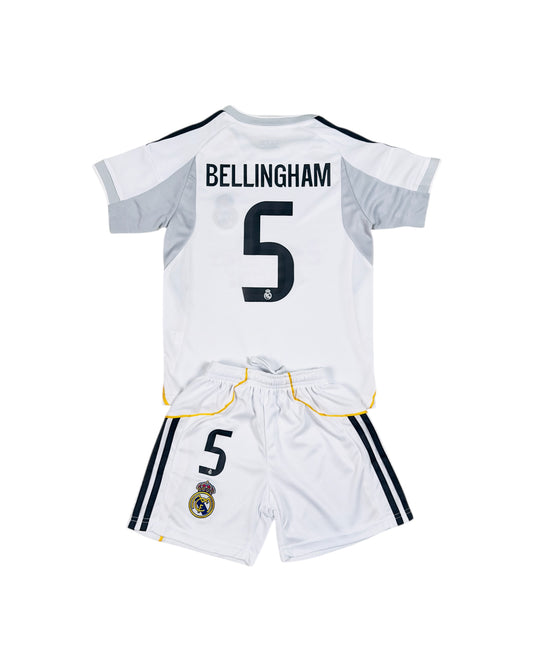 Bellingham #5 Madrid home 2025 Youth soccer set