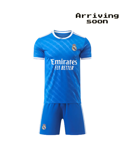 Mbappe #10 Madrid Away 2025 Youth soccer set