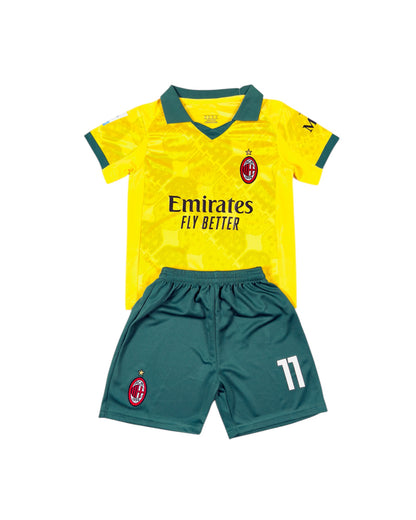 Pulisic #11 Milan Away Third Youth soccer set