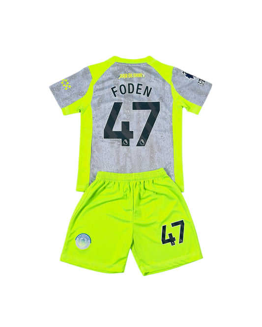 Foden #42 Away third Youth soccer set