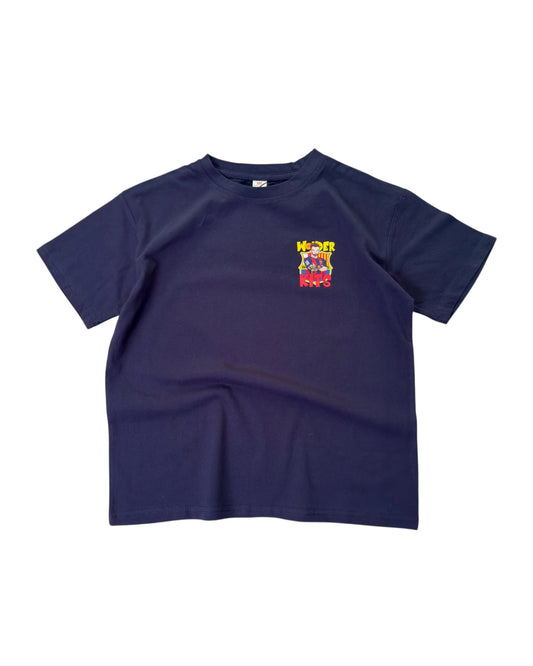 Essential Graphic Youth Shirt -Barcelona Midnight Blue