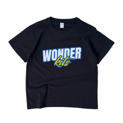 Wonder Kits Sports Youth T- Shirt - Black/White