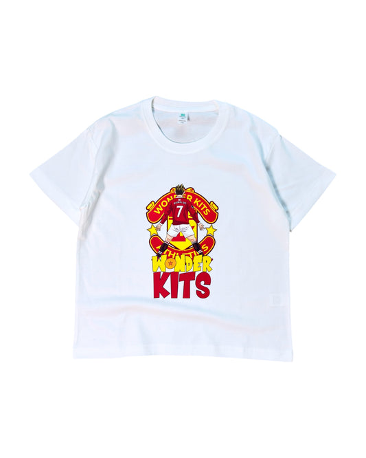 Cartoon Graphic Youth Shirt - Man U