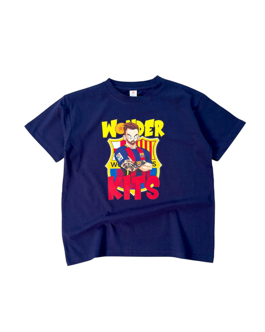 Cartoon Graphic Youth Shirt -Barcelona Midnight Blue