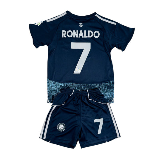 Ronaldo#7 Al Nassr Away Youth soccer set