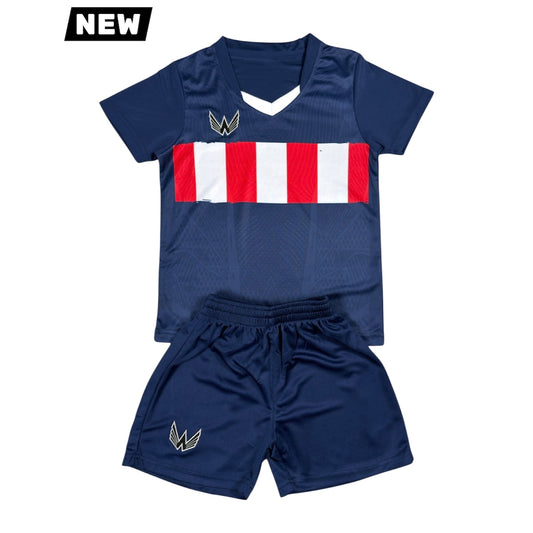 Essentials Youth soccer jersey Set - Athletic Red