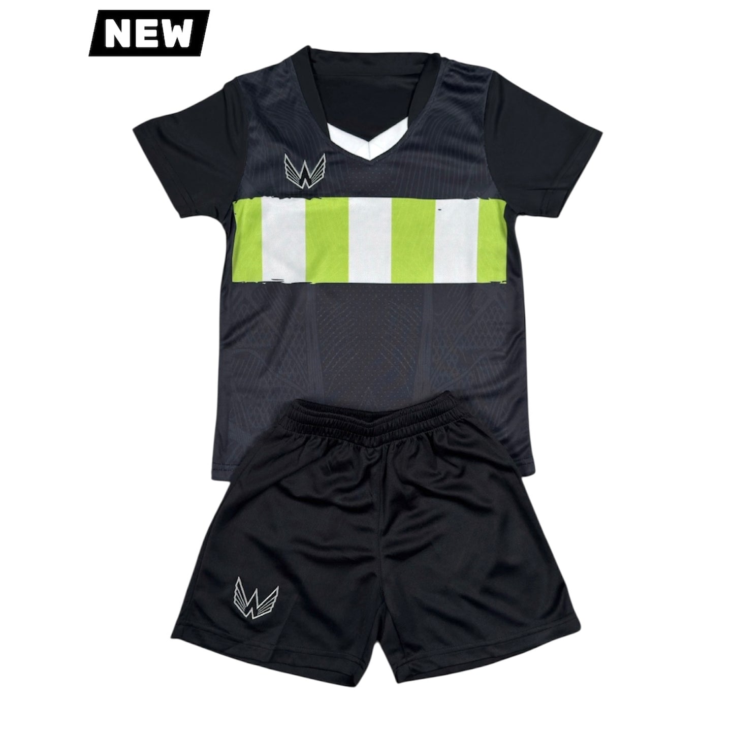 Essentials Youth soccer jersey Set - Athletic Green