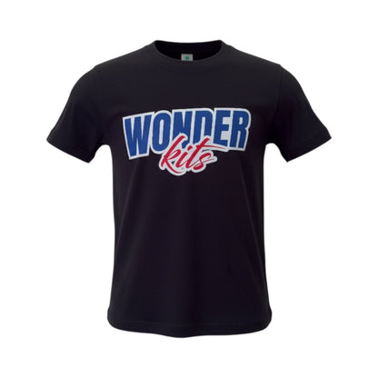 Wonder Kits Sports Youth T- Shirt - Black/Blue