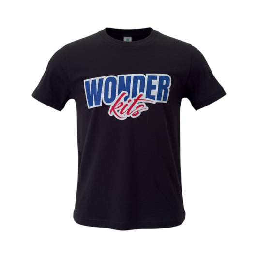 Wonder Kits Sports Youth T- Shirt - Black/Blue