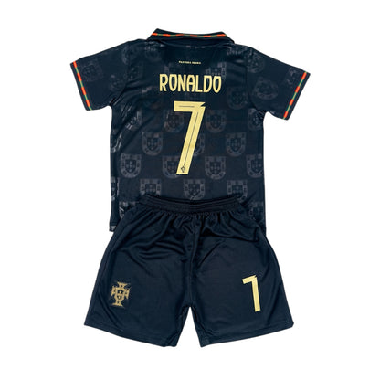 Ronaldo #7 Portugal Away 2026 Youth soccer set