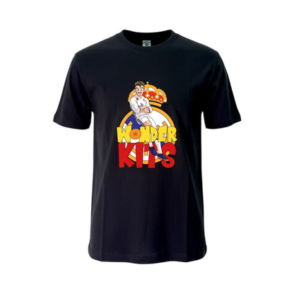 Cartoon Graphic Youth Shirt - Hero Black