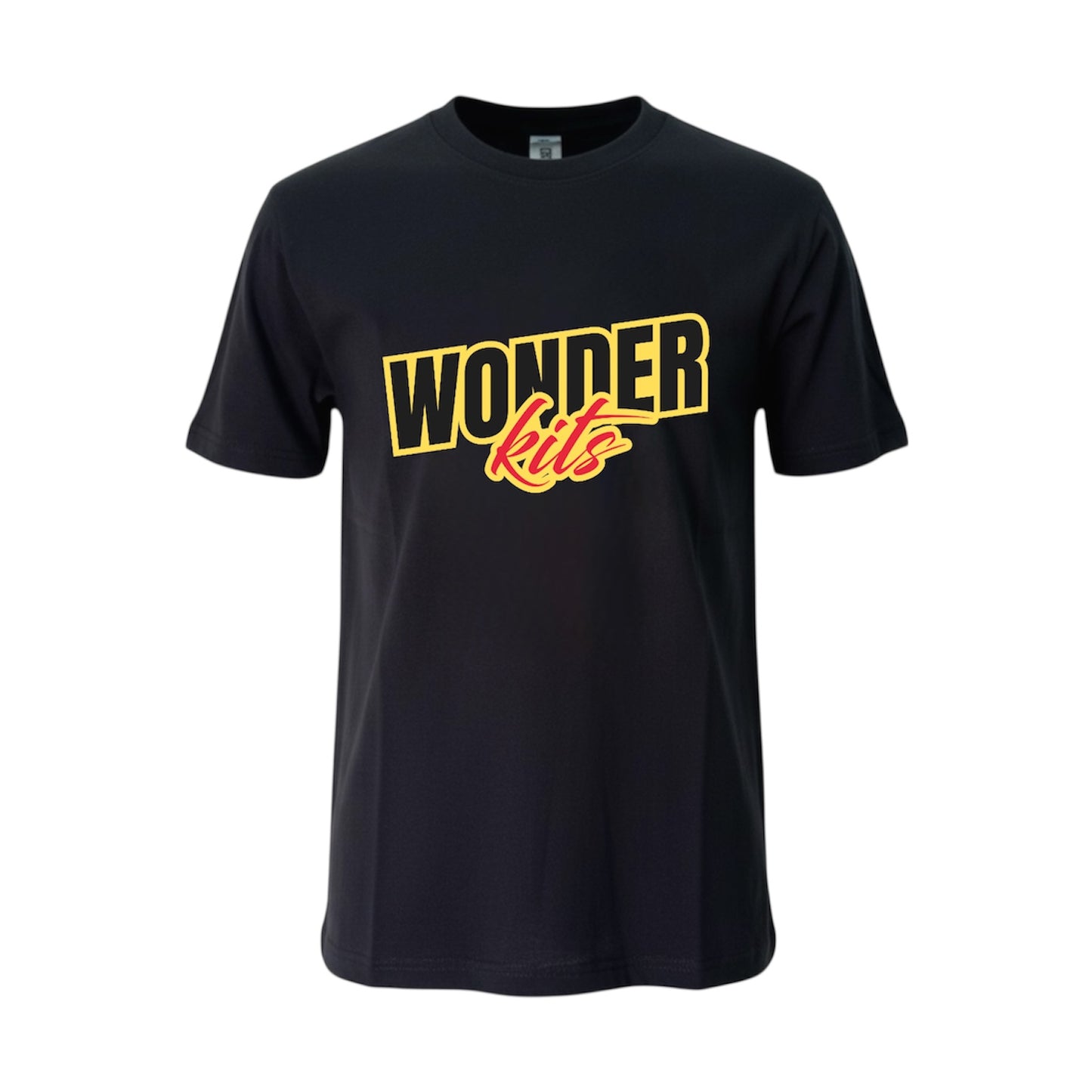 Wonder Kits Sports Youth T- Shirt - Black/Yellow