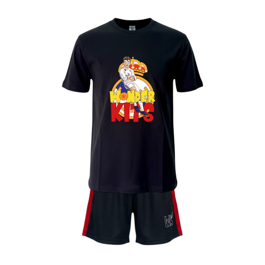 Hero Youth Outfit Set - White Black