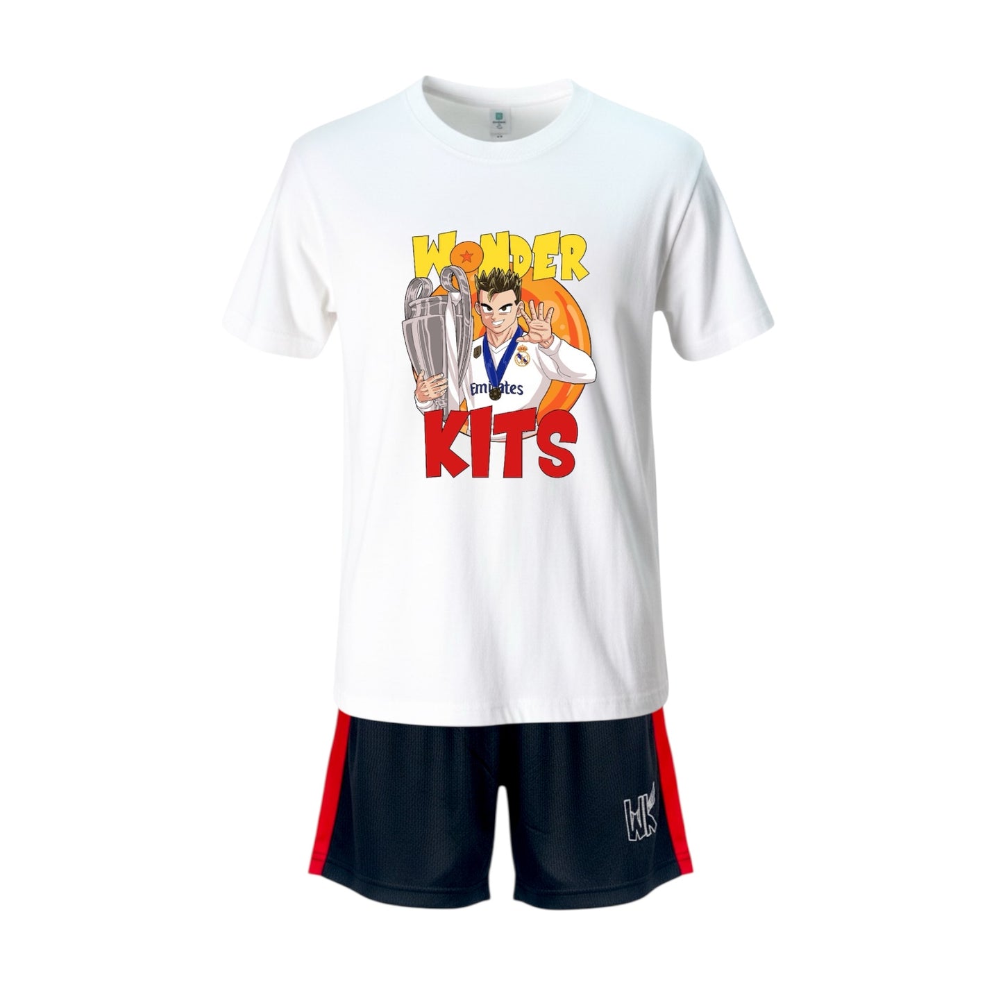 Goal Getter Youth Outfit Set - White