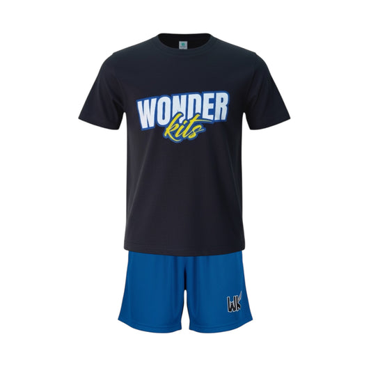 Graphic Youth Outfit Set - Black