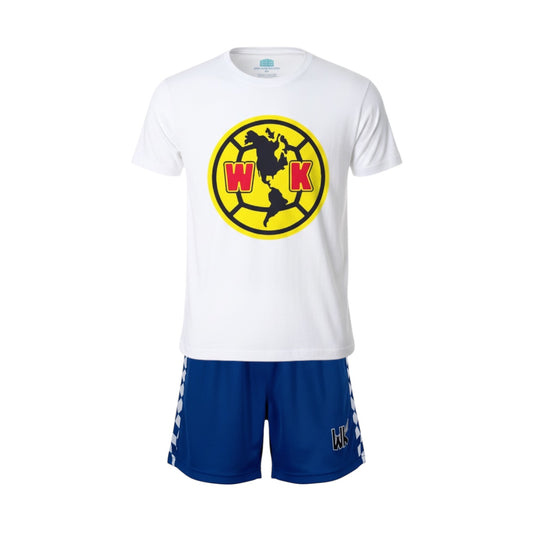 America Youth Outfit Set - White