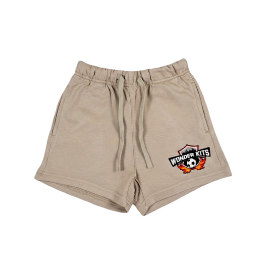 Fleece Wonder Kits Youth Shorts - Graphic Beige