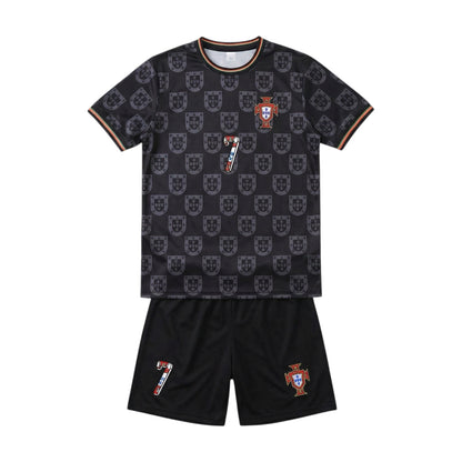 Portugal #7 Youth soccer set - Black