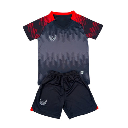 Essentials Sports Youth Set - Black/Red