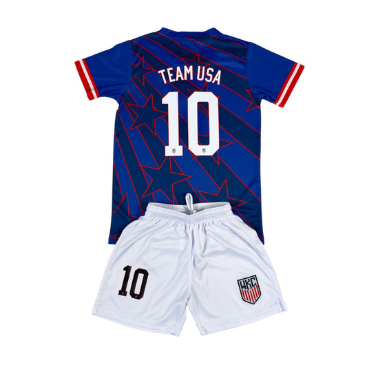 Team USA #10 Youth soccer Jersey set - All Stars