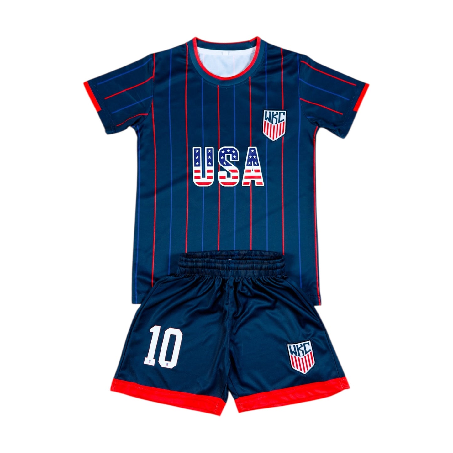 Team USA #10 Youth soccer Jersey set