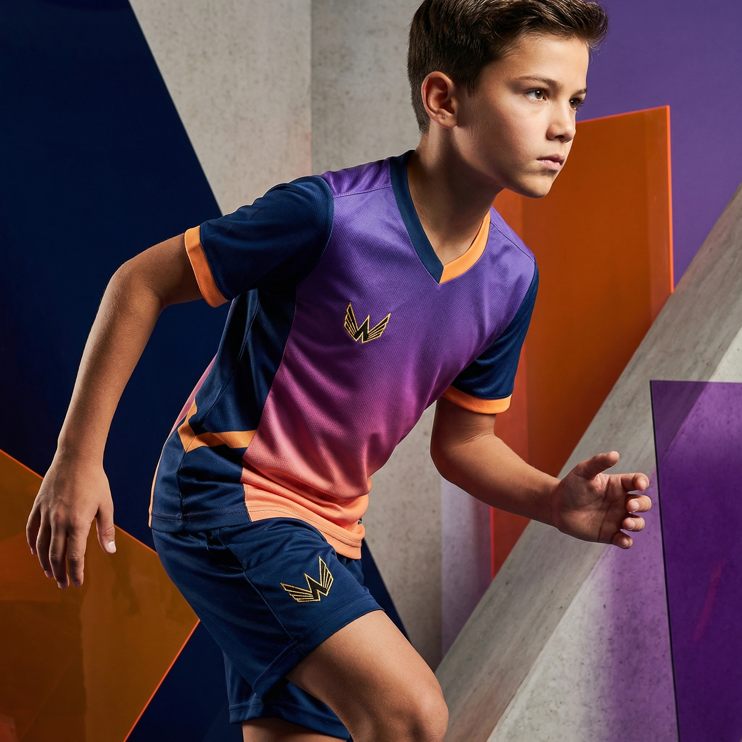 Essentials Youth Soccer Jersey Set - Sunset